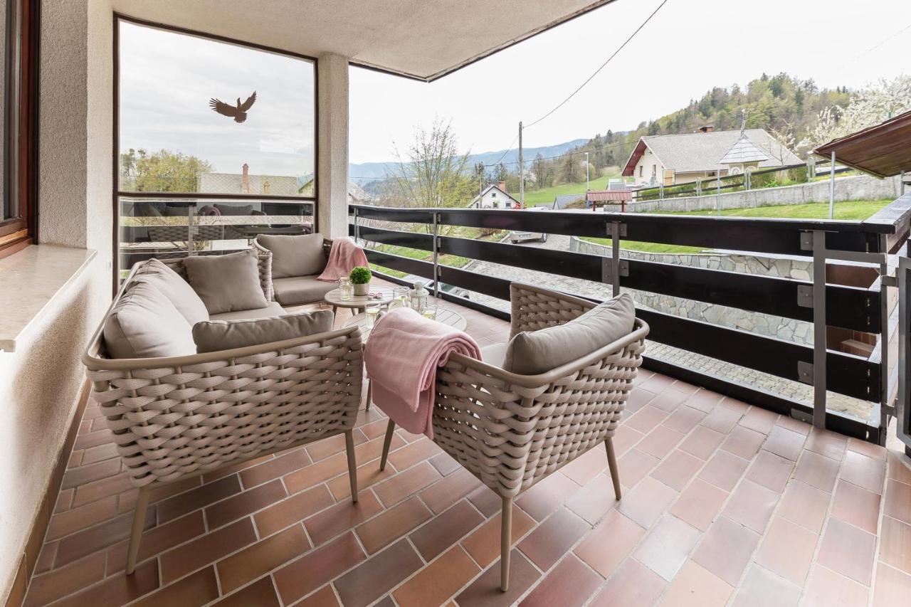Apartment Valy - Free Bikes, Relaxing Terrace & Near Bled Kültér fotó